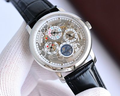 Vacheron Constantin Patrimony Cal.112QP 41mm Italian Cowhide Leather Strap Watch
